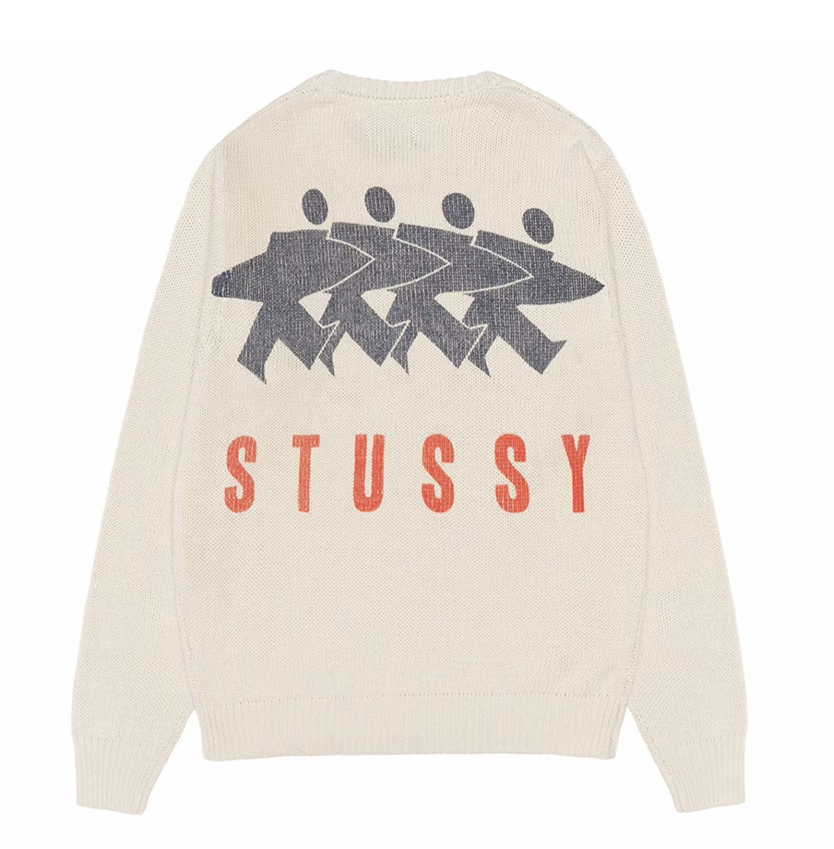 Stussy Surfman knit sweater White